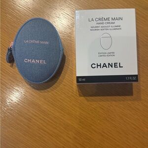 CHANEL LA CRÈME MAIN 2026 Denim Limited Edition (Lotion +Denim pouch)